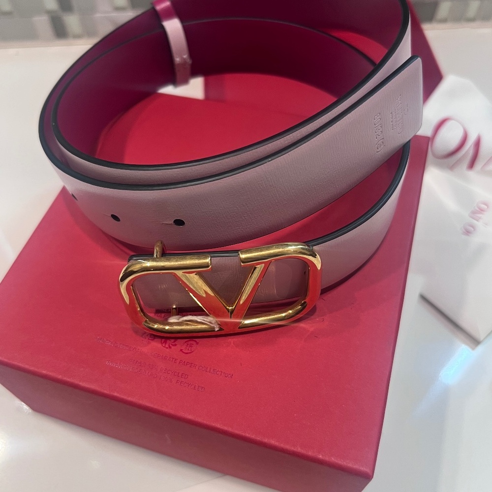 Valentino belt reversible 3cm wide